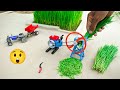 Top the most creative science projects part 7 mini maker diy tractor  chaff cutter