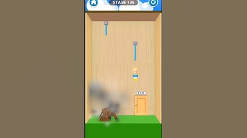 Rescue cut stage 136 Android & iOS Game #shorts