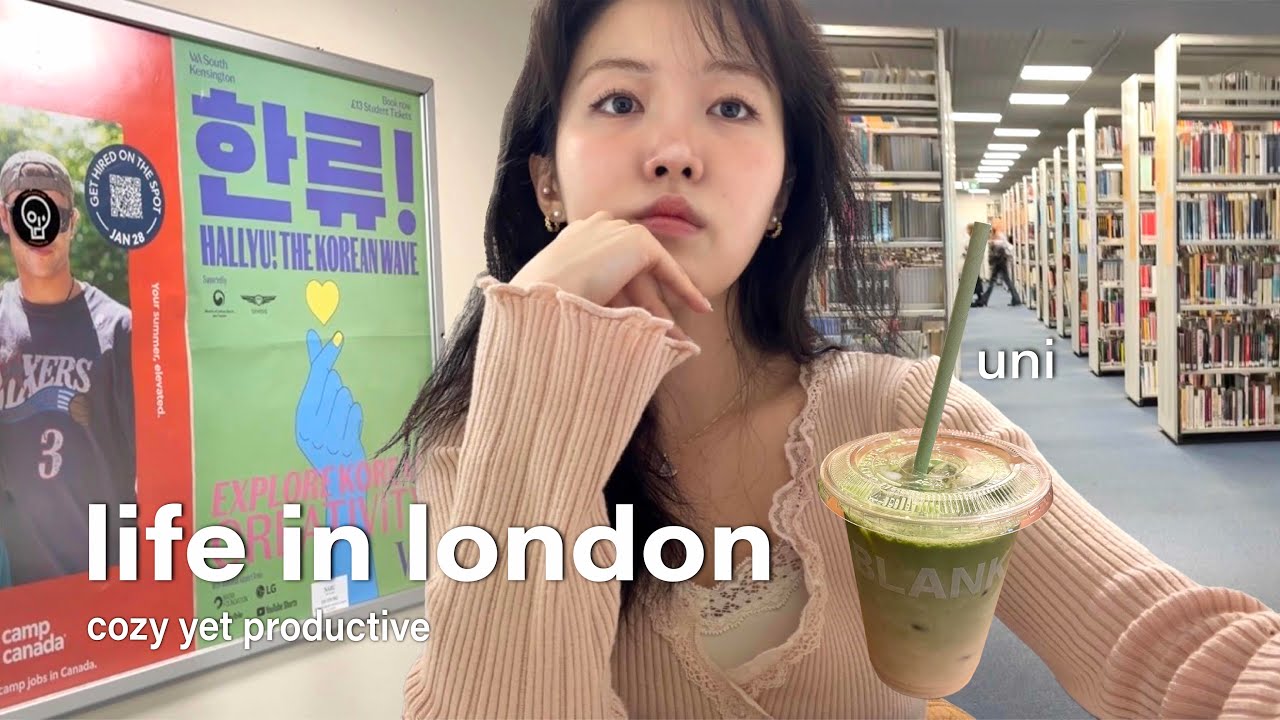 my life in london vlog 🧸💌 | living alone, uni, studying, life in my 20s, what i eat