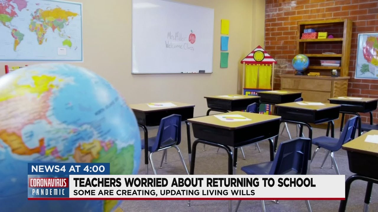 Teachers Worried About Returning To School - YouTube