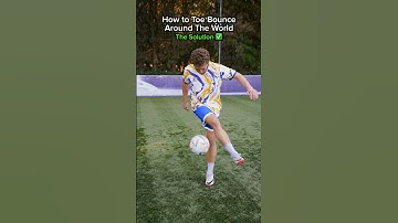 How to Toe Bounce Around the World 🔥 Easy Freestyle Football Tutorial