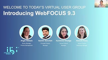 2024 April VUG EMEA: Introducing WebFOCUS 9.3