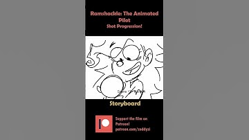 RAMSHACKLE: THE ANIMATED PILOT| Shot Progression #shorts
