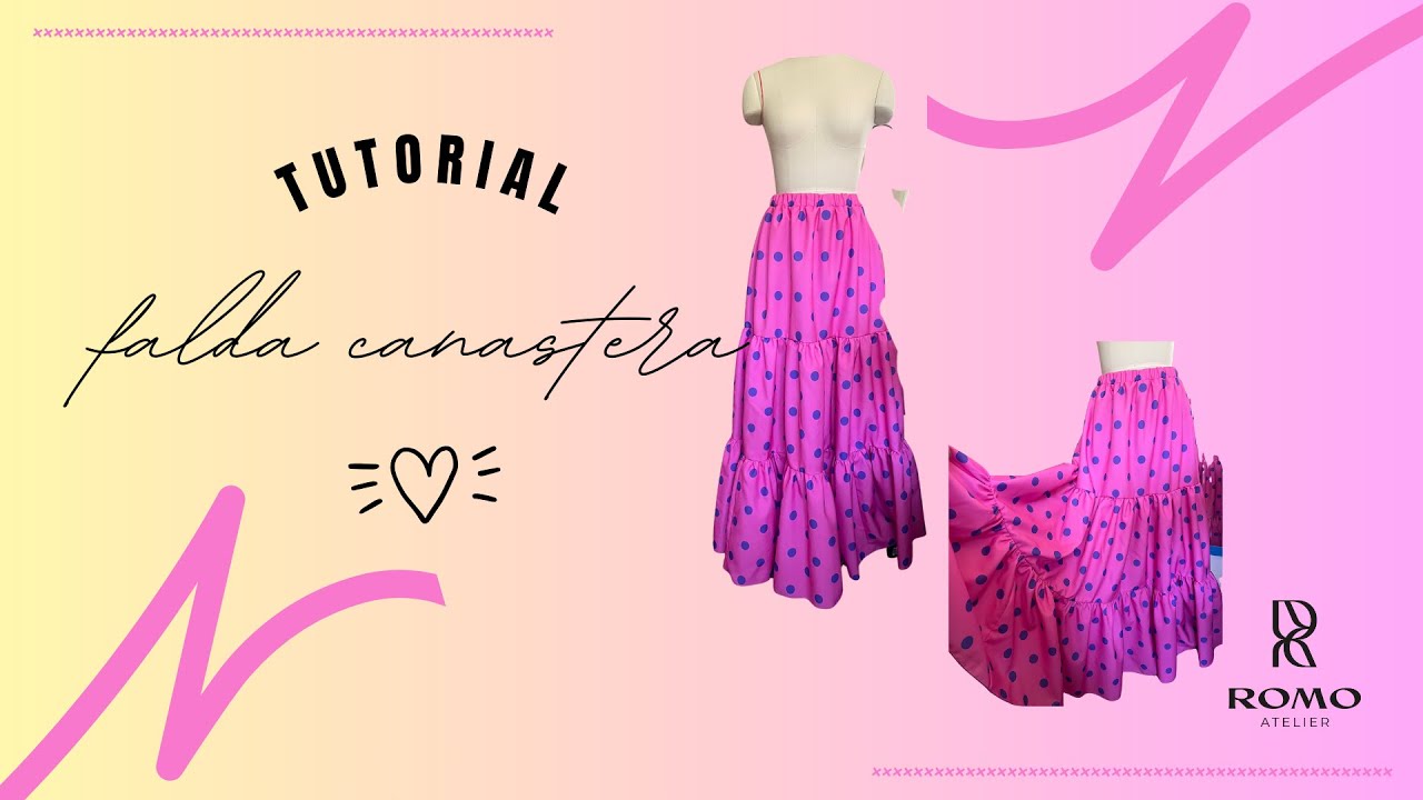 CÓMO HACER ESTA FALDA CANASTERA (CON SORPRESA AL FINAL) 🌟