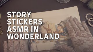 ASMR Soft spoken craft - Book Inspired 📕- Alice's Adventures in Wonderland screenshot 4