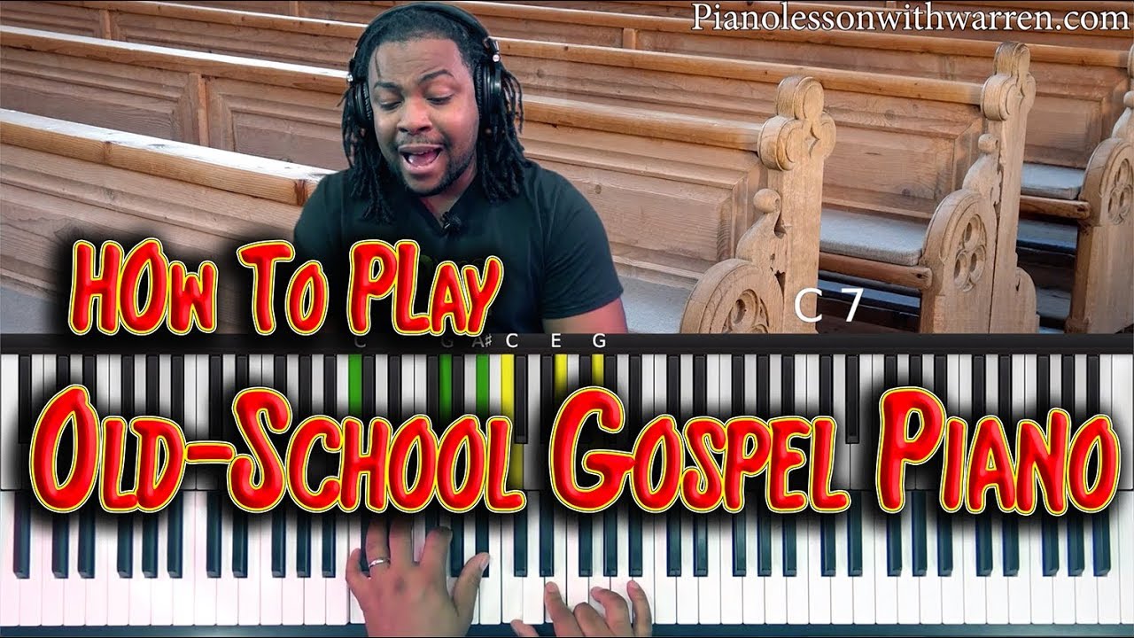 learn to play gospel piano on a keyboard