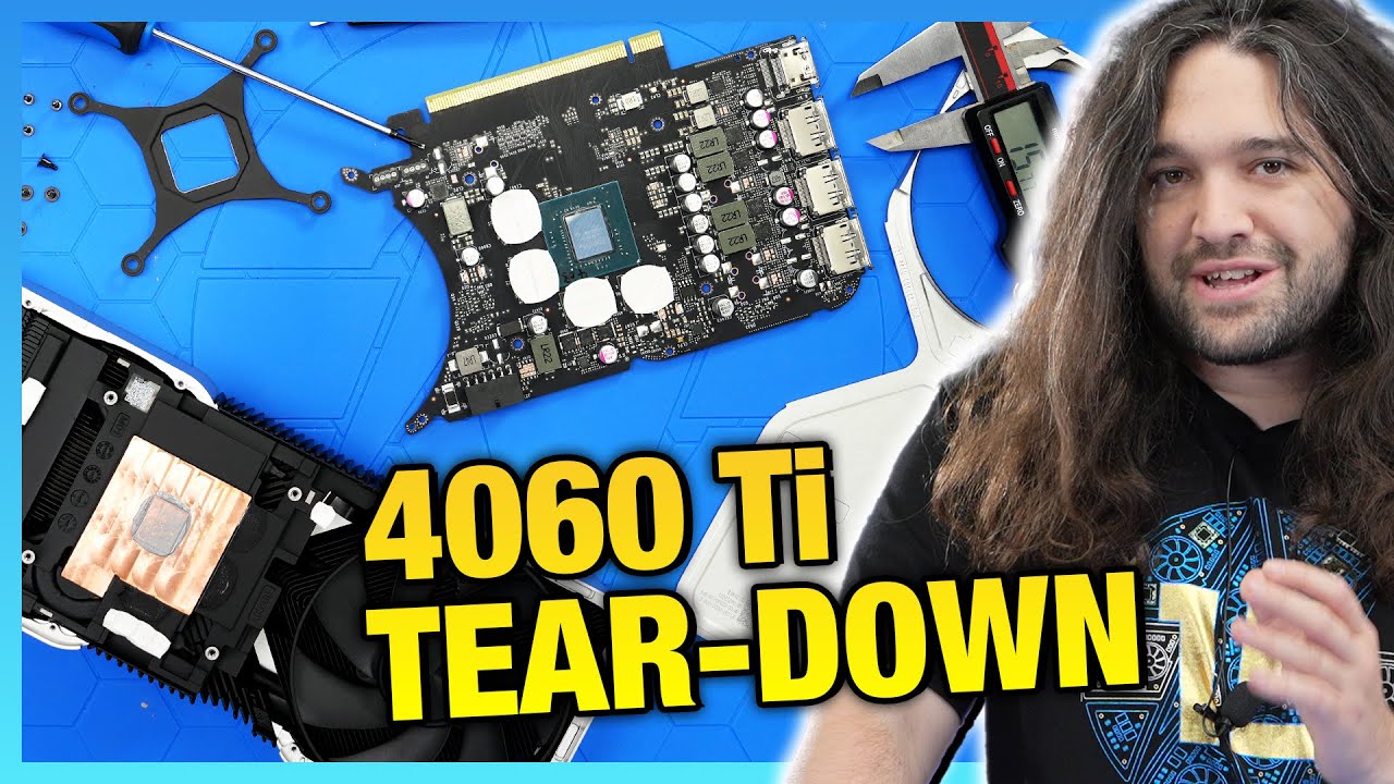 Tear-Down Speedrun of NVIDIA RTX 4060 Ti Founders Edition
