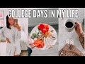 VLOG | college days in my life at miami university: new loungewear, healthy meals, &amp; online classes!