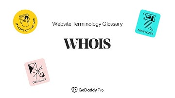 WHOIS Explained | Web Pro Glossary - Domains Vol. 1