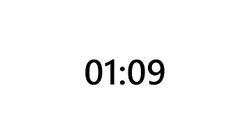 Timer for 1 minute and 9 seconds