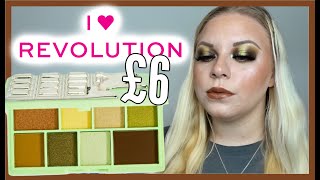 I Heart Revolution Mini Pistachio Cream Eyeshadow Palette Makeupwithalixkate