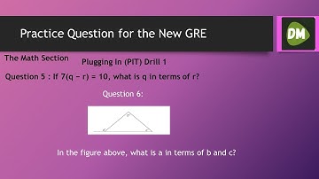 GRE Math Practice: Solving Equations and Angles - Plugging In Technique