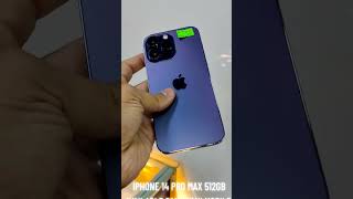 *_iPhone 14 PRO MAX (512GB)_*DEEP PURPLE 💜 Titanium 🔋 *BATTERY HEALTH 87%🔋**_🔥_**PANJWANI MOBILE*