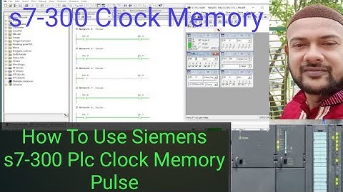 How To Use Siemens s7-300 Plc Clock Memory Pulse