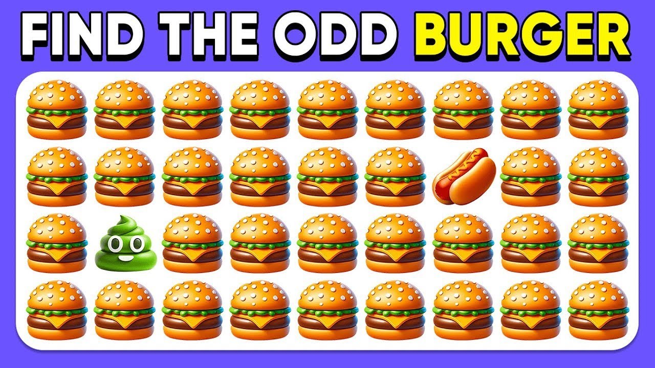 Find the Odd One Out Emoji 🧠 | Emoji Quiz Challenge | Only 1% Can Get All Right