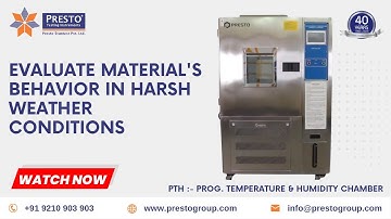 Prog. Temperature & Humidity Chamber Manufacturer | प्रोगरामबल टेंपरेचर ह्यूमिडिटी चेंबर
