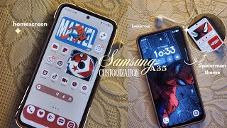 ⋆ ࣪.Kustomisasi Samsung A35 5g ── .✦, Tema Spider-man Terlengkap💌`` ~ ୨୧ ♡ · screenshot 3