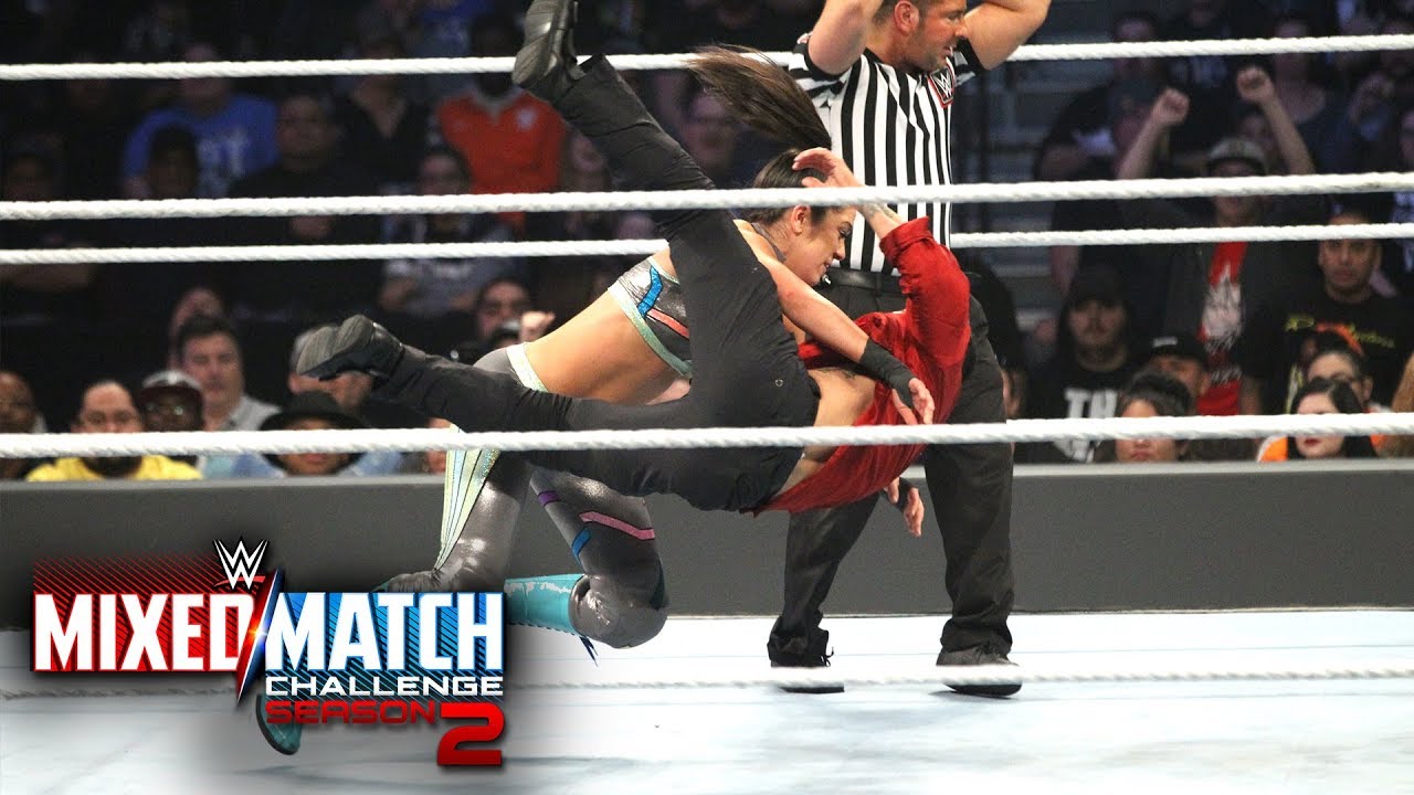 Bayley takes out Jinder Mahal and the Singh Brothers in the WWE MMC Semifinals