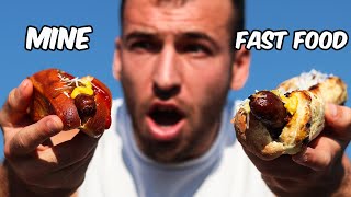 Fast Food VS Σπιτικό Hot Dog