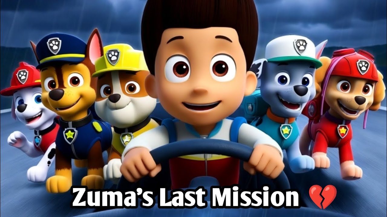 Zuma Animation Zuma Died to Save The Kids 💔 | Paw Patrol Sad Story in 3D Animation ...