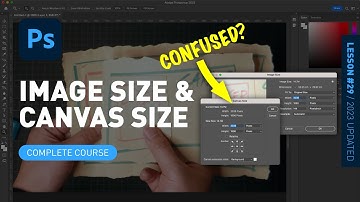 Image Size & Canvas Size & Trim & Reveal - Explained & Demonstrated [Photoshop for Beginners]