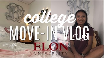 COLLEGE MOVE-IN DAY// Elon University
