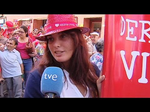 تظاهرات سراسری مخالفان سقط جنین در اسپانیا