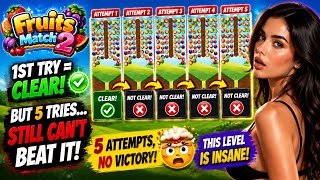 Looks Easy... But This Level Broke My Brain! 🤯 | Fruits Match 2 screenshot 2