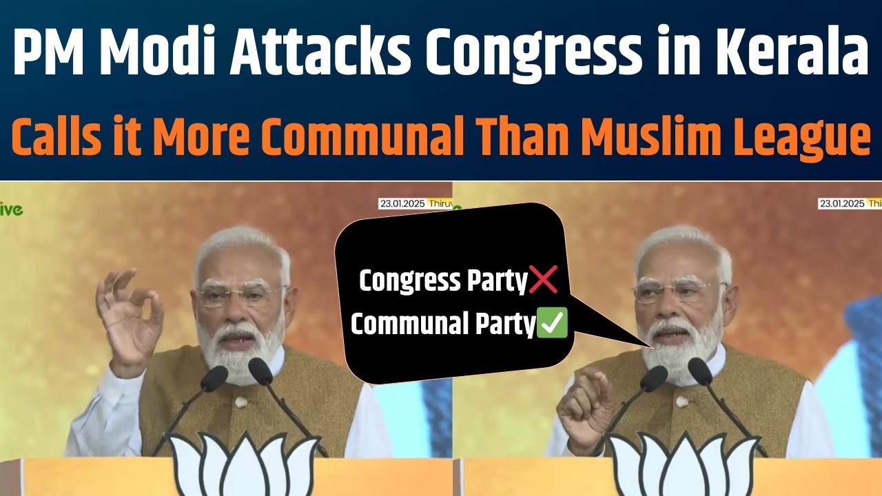 PM Modi Slams Congress Over Ideology and Double Standards