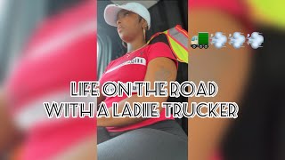“The waiting game”(Trucker life) with “The Highway Honey”🚛💨💨💨💨💨💨