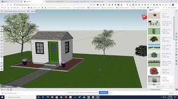 Sketchup - Adding Trees and Plants