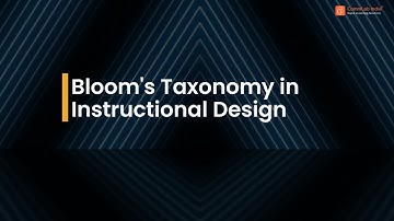 Wat is de taxonomie van Bloom in instructieontwerp en waarom is het belangrijk?