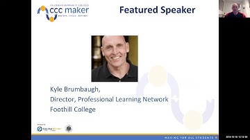 CCC Maker Weekly Webinar Digital Badges