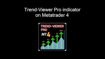 Introduction to Trend-viewer pro - New multi-time frame trend finding indicator on mt4