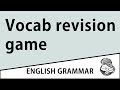 For teachers  - Vocab revision game