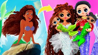The Little Mermaid Growing Up! 30 LOL OMG Hacks