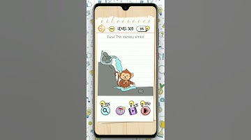Brain Test Level 303(Eww! This monkey🐒 stinks🙊👃💩😰!...) walkthrough solution by iQgaming.