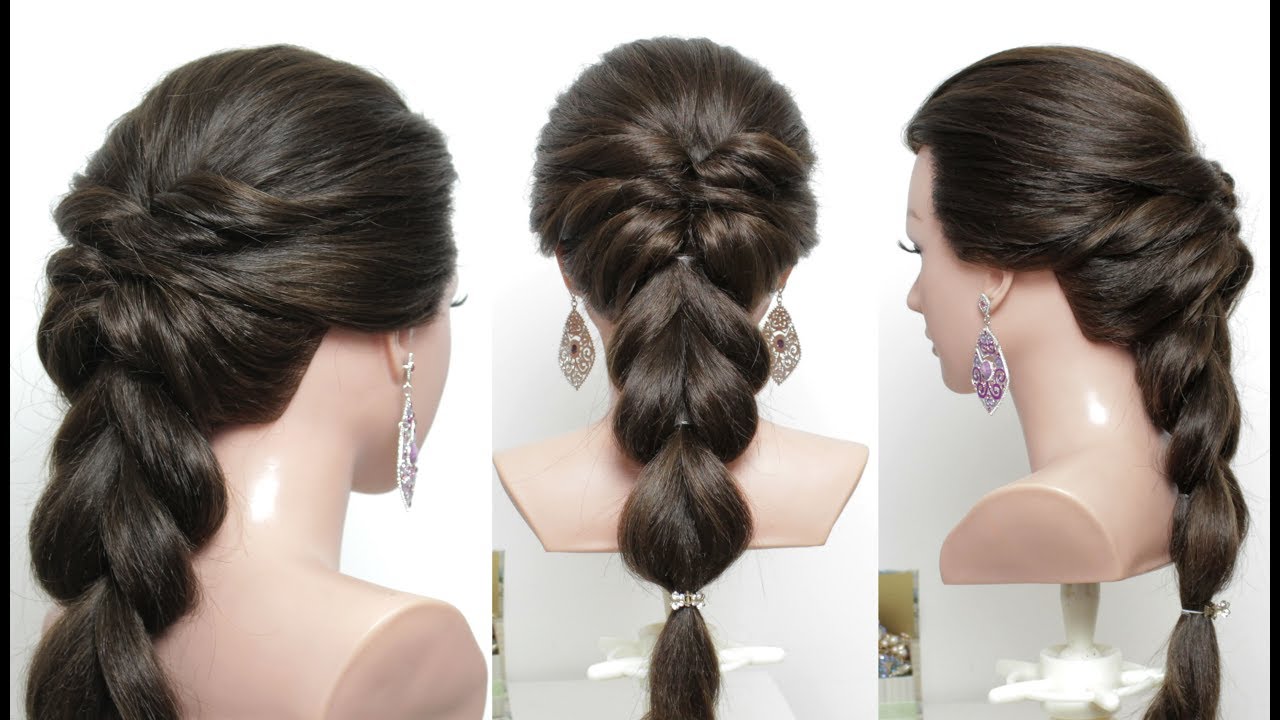 Simple And Easy Hairstyle For Girls Party Hair