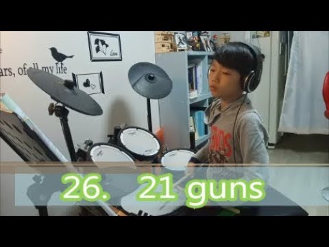 26  21 guns -준드럼-