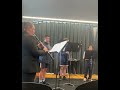 For Nora, Joey clarinet performance at school