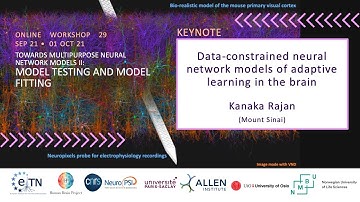 Kanaka Rajan - Data-constrained neural network models of adaptive learning in the brain