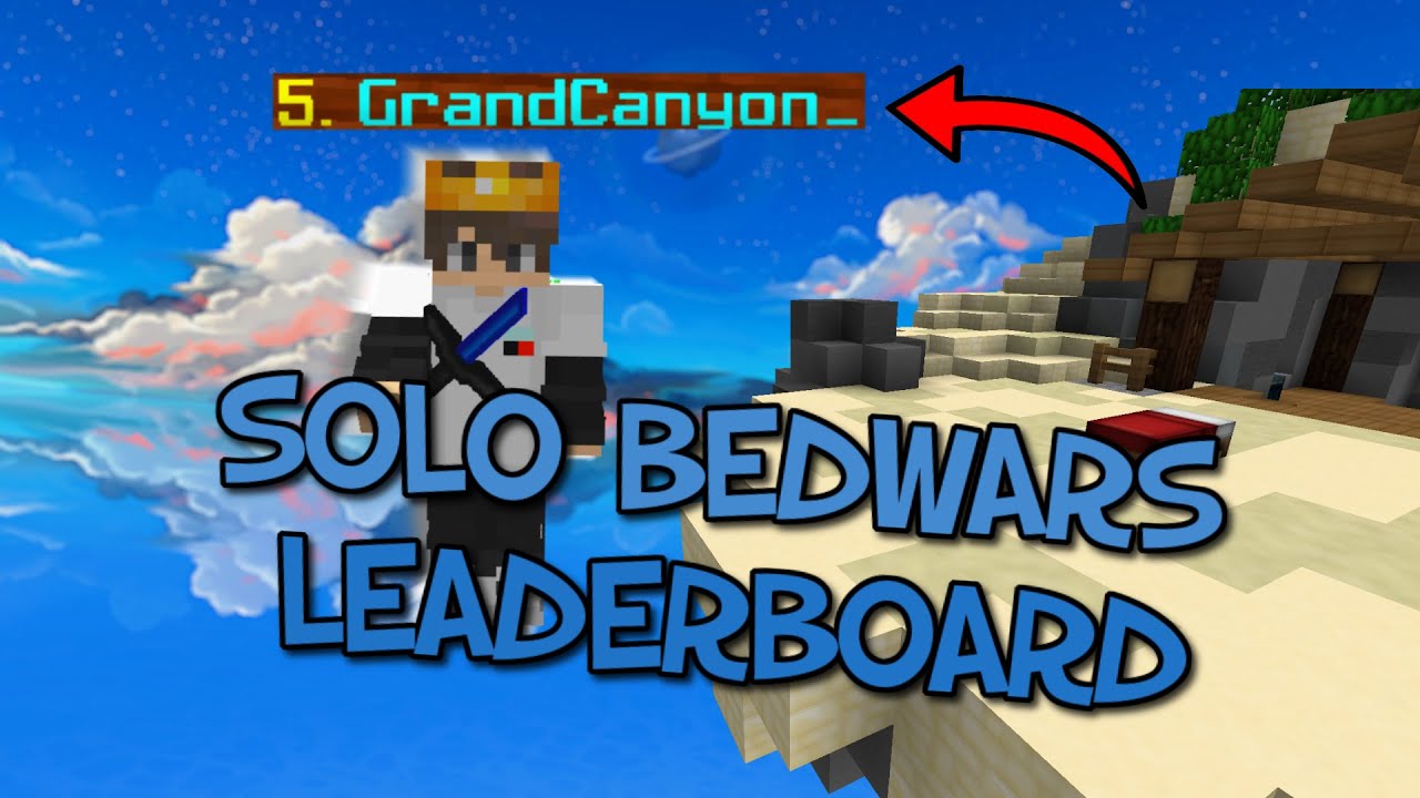 Getting on Daily Leaderboards!! [solo bedwars commentary]