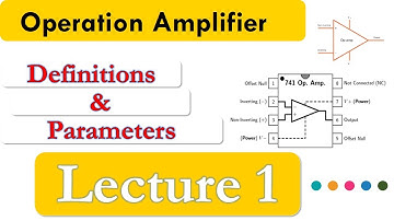 Definition of op-amp and characteristics