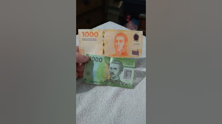 1000 Pesos Argentinos o 1000 Pesos Chilenos? #argentina #chile #peso #polimer