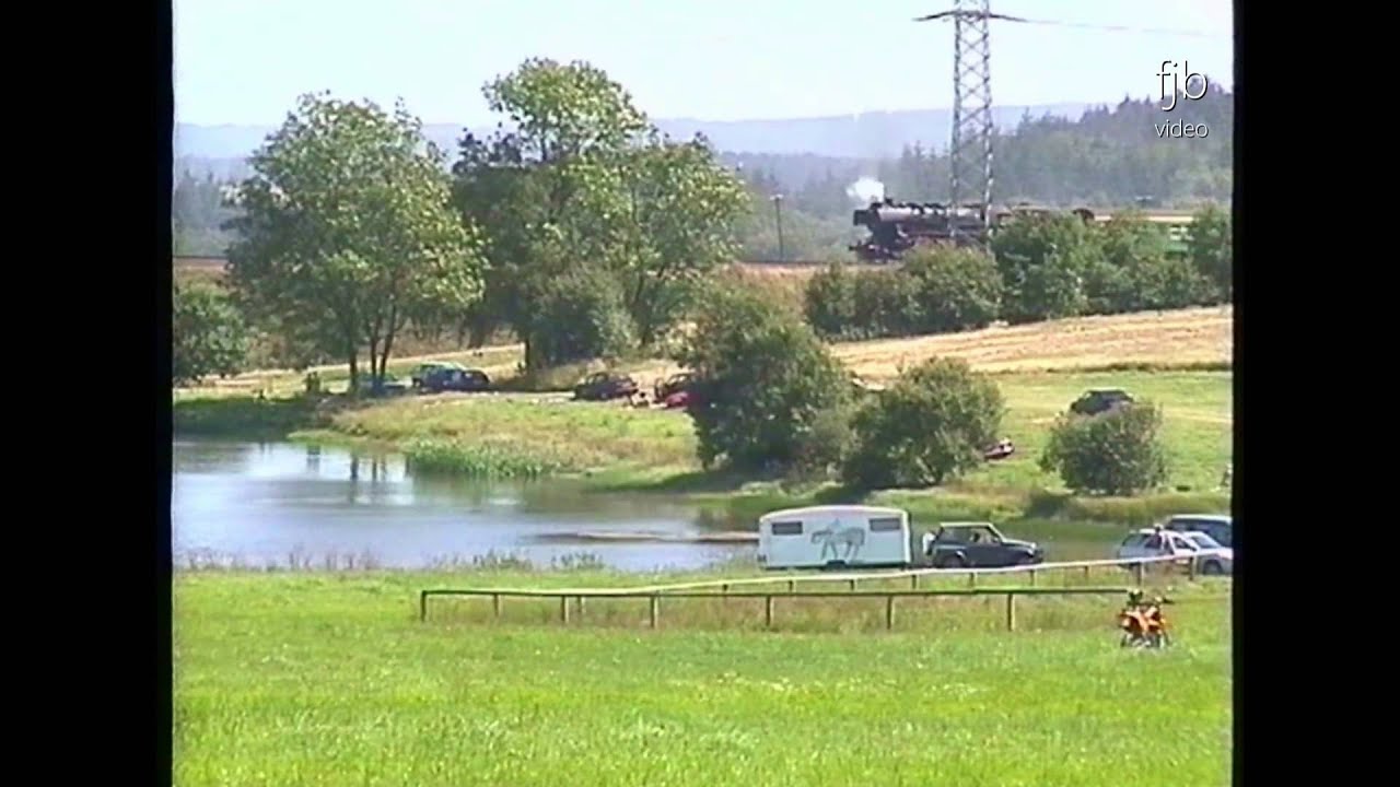Dampflok 52 8075 von Saalfeld nach Blankenstein/Saale - August 1998