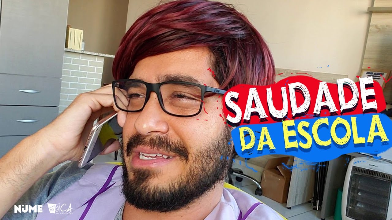 Na quarentena me bateu uma saudade da escola! | Diogo Almeida
