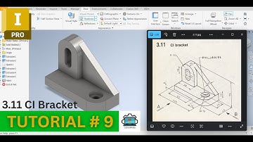 CI Bracket 3.11 - Autodesk Inventor - Latihan 9