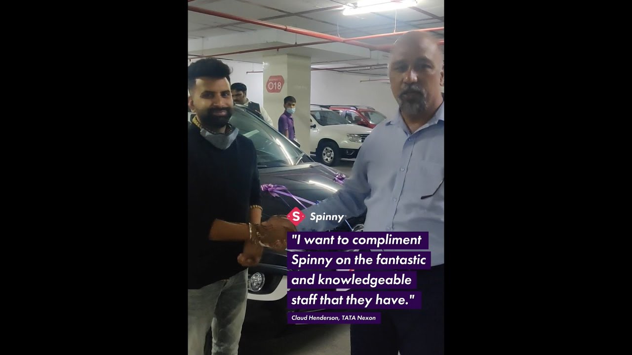 Spinny Review | Claud celebrates his Spinny Assured Tata Nexon