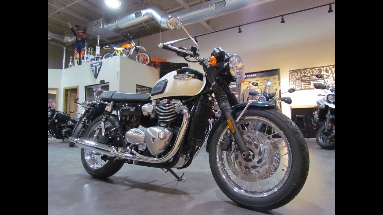 2018 Triumph Bonneville T120 Competition Green Youtube