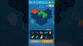Hexa Block Puzzle - Tangram Games screenshot 1